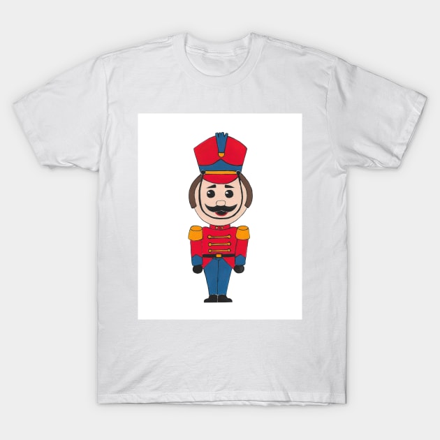 NUTCRACKER Toy Soldier Uniform T-Shirt by SartorisArt1